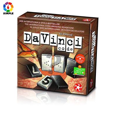 บอร์ดเกม Da Vinci Code รุ่นภาษาจีน ของเล่นปริศนา คุณภาพสูง สำหรับฝึกการคิดและใช้เหตุผล