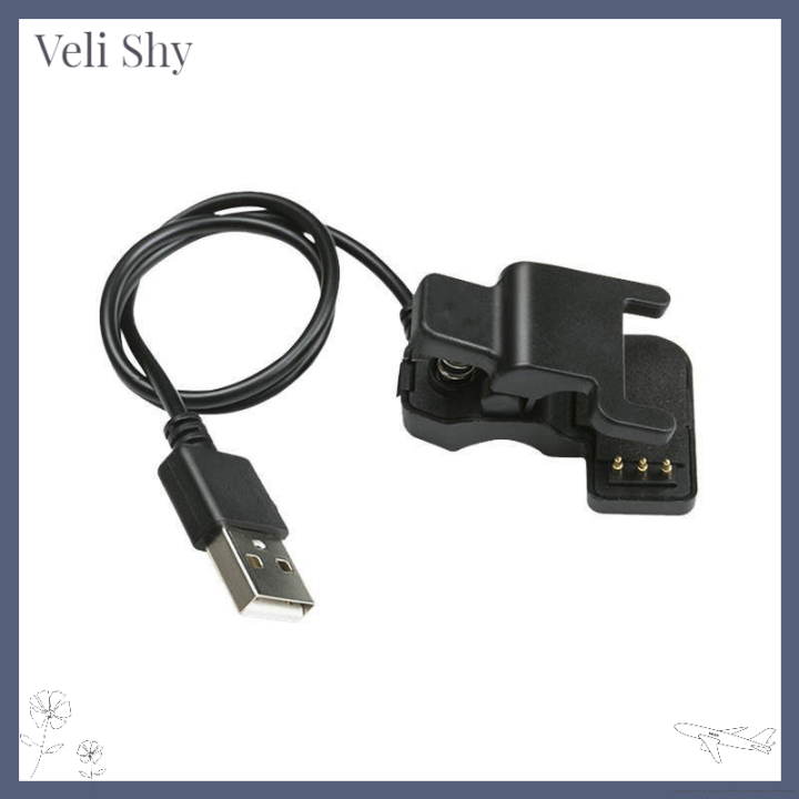 veli-shy-ใหม่สมาร์ทวอท์ชสีดำอเนกประสงค์-usb-สายชาร์จคลิปชาร์จไฟ3พินสายรัดข้อมือแบบพกพา-charger-adaptor-ยูเอสบีชาร์จไวสายชาร์จ