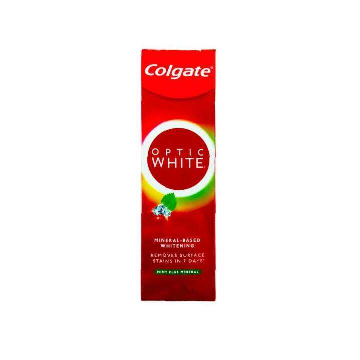 Colgate Optic White Mint Plus Mineral Toothpaste (100g) | Lazada PH