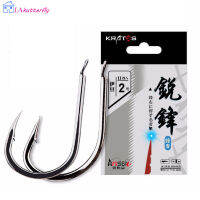 YM【ready Stock】11Pcs Premium Fishing Hooks Set High Carbon Steel Sharp Tip Fishing Hooks With Barbs Fishing Accessories【cod】