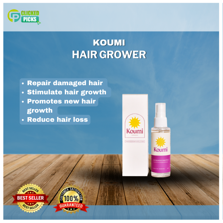 Original Koumi Hair Regrowth Solution 50mL Anti Hair Loss Spray Natural ...