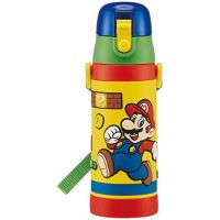 Skater SDPV5-A for children Drink directly Water bottle 3D stainless 480ml Super mario SDPV5 Three-dimensional