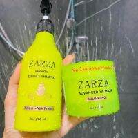 Zarza สปาโกลด์นาโนขนาด 100 กรัม + แชมพูเคราตินมิลค์โปรตีน  สำหรับผมแห้งเสีย อ่อนแอ ผ่านการทำเคมี