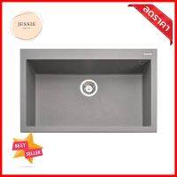 ซิงค์ฝัง 1 หลุม METRIX KIN100TN สีไทเทเนียมเกรย์BUILT-IN SINK METRIX KIN100TN 1B TITANIUM GREY **หมดแล้วหมดเลย**