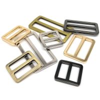 【CW】₪☊  5pcs Metal Thickened Durable Leather Shoulder Rectangle Tri-glide Adjust Pin Buckle Slider O