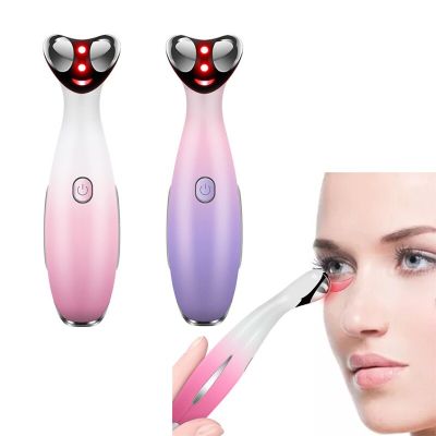 RF Electric Face Eye Massager Microcurrent LED Photon Therapy Eye Face Lifting Anti Wrinkle Skin Rejuvenation Beauty Instrument