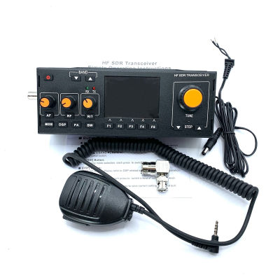 ตัวรับส่งสัญญาณ MCHF-QRP สำหรับมือสมัครเล่น RS-918วิทยุคลื่นสั้น Plus HF SDR ตัวรับส่งสัญญาณที่ชาร์จไมโครโฟนพร้อม3.4AH