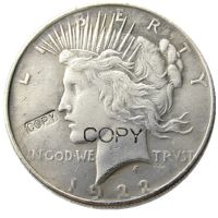 【Online】 Hobo 1922/1922 Two S Peace Coins หัวกะโหลกซอมบี้ชุบเงินเลียนแบบเหรียญ