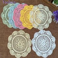 [A Warm] ModernCotton TablematKitchen Crochet Placemat Place Mat Doily DiningCupCoffee Coaster Plate Drink Pad