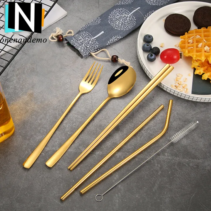 Cutlery Set Stainless Steel 304 Material 7 in 1 Combination Catering