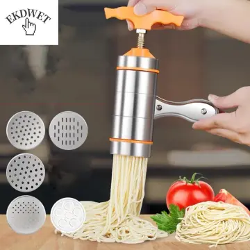 Electric Pasta Maker Household Spaghetti Noodle Making Machine 220V  Stainless Steel Noodle Press Machine