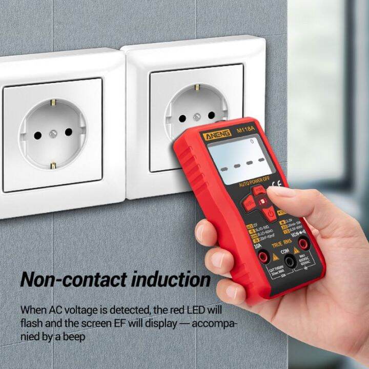 2021m118a-digital-multimeter-auto-range-true-rms-ncv-tester-ac-dc-with-flashlight