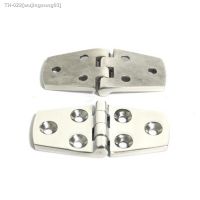 ❍ 2 Pcs Durable 304 Stainless Steel Boat/ Door Hinge Stamping Cabinet Marine Hardware 76x38x4mm