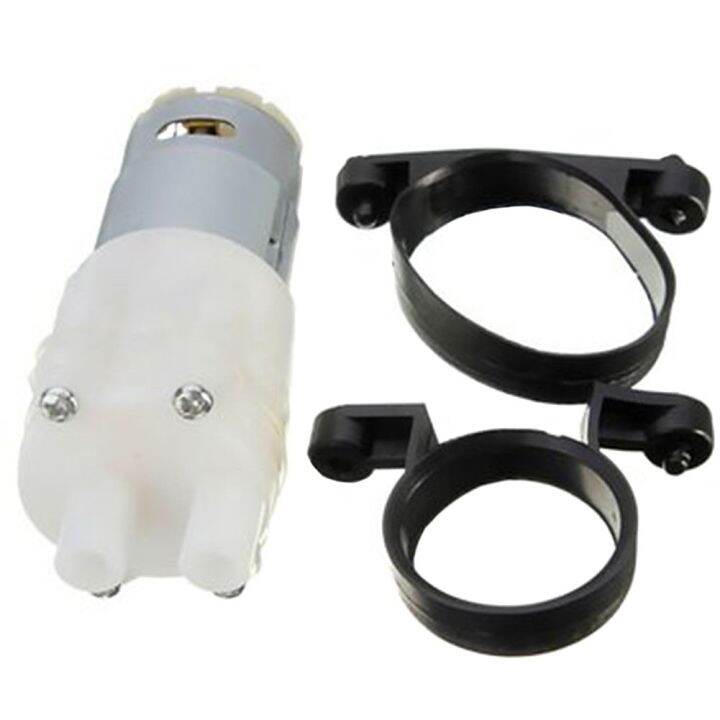 12V R385 Aquarium Pump Air Pump Motor Pond DC Diaphragm Fountain Fish ...