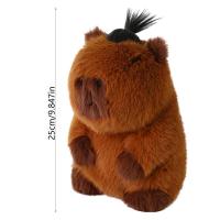 Hot 25ซม.35ซม. น่ารัก Capybara ตุ๊กตาสัตว์สมจริง Capybara Plush Unique Plushie ของเล่น Capybara ของขวัญคอลเลกชันของขวัญฮาโลวีน