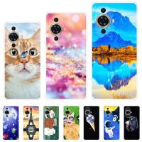 สำหรับ Nova 11 Pro เคสโทรศัพท์รูปแบบที่ได้วาดไว้บางเฉียบ TPU นุ่มปลอกซิลิโคน