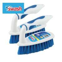 [ขายดี]  SWASH SCRUB BRUSH PACK 2 สวอช แปรงขัดพื้นพร้อมที่จับ แพ็ค2