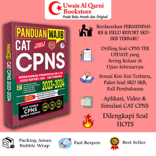 BEST SELLER BUKU PENDIDIKAN PANDUAN CAT CPNS 2023-2024 - KOMPAS ILMU ...