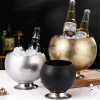 Golden Ice Bucket Creative Whiskey Beer Ice Bucket Bar Tools Beverage Cooler Portable beer cooler holder ice tray