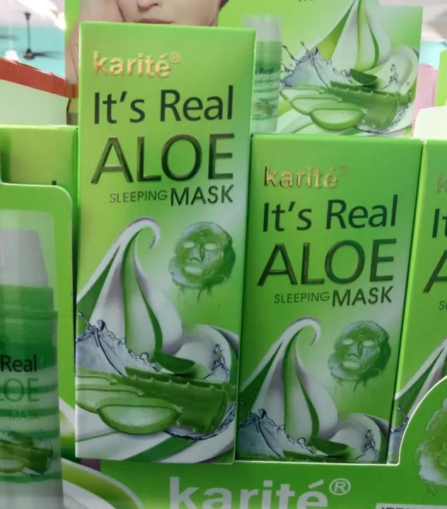 KARITE ALOE VERA SLEEPING MASK!! Lazada