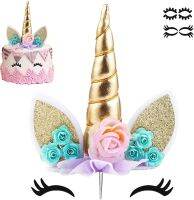 【hot】☁  Unicorn Birthday Supplies Decoration with Eyelashes