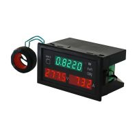 AC Voltmeter Ammeter KWH Power Energy Meter LED Digital Wattmeter Electric Meter With Reset Function 220V 380V 100A