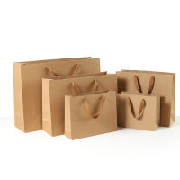 Multi-size Horizontal Style Kraft Paper Gift Bags Holiday Jewelry Bags Wedding Birthday Party Gift Flower Boxs Office Supplies