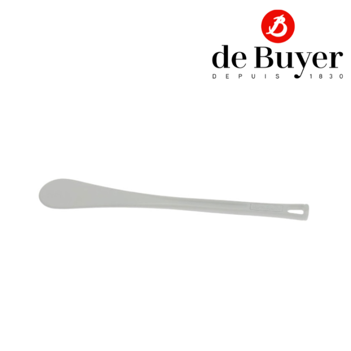 de-buyer-4745-white-spatula-polyglass-220c-สปาตูล่า