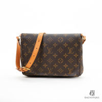 LOUIS VUITTON MUZZETTE TANGO BB BROWM MONOGRAM EBENE CANVAS GHW