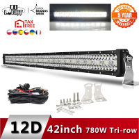 CO LIGHT 12D High Power 3-Row Led Bar Offroad 12V 390W 585W 780W 936W 975W Combo Beam 4x4 Work Light Bar for Trucks ATV SUV Boat