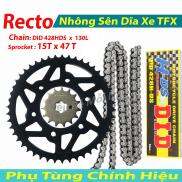 Nhông Sên Dĩa 15T x 47T Recto xe Yamaha TFX, R15, Fz, M-SLAZ, Suzuki Fx