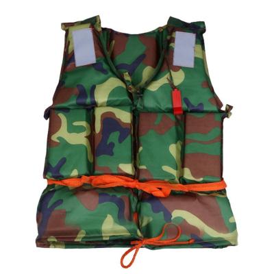 〔sunyueydeng〕Camouflage เสื้อชูชีพชุดเสื้อชูชีพสำหรับตกปลาพายเรือ Drifting