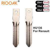 10pcs Original HU136 HU136TE Flip Remote Uncut Car Key Blade For Renault Megan Modus Clio Modus Kangoo Logan Sandero Duster