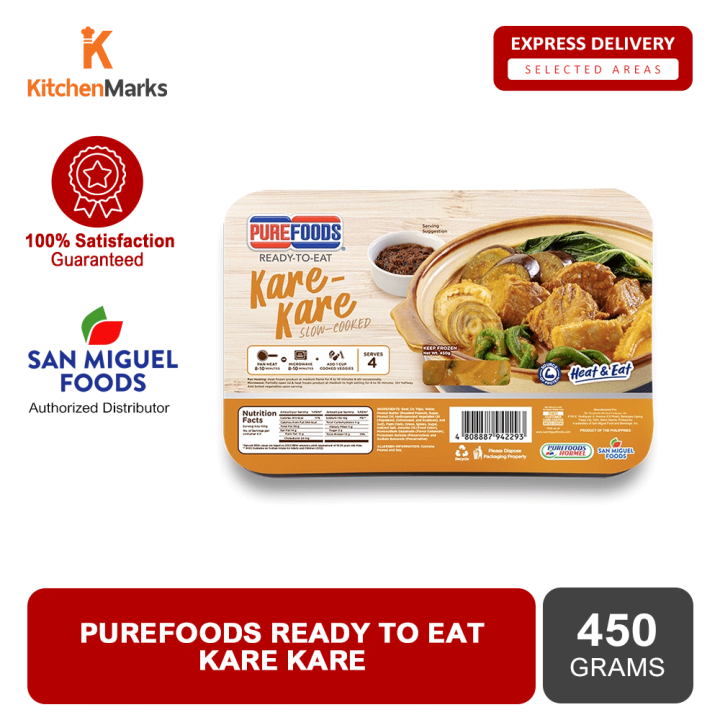 Purefoods ReadyToEat KareKare SlowCooked Heat & Eat 450G Lazada PH