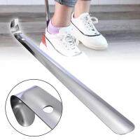 1pcs 42cm Stainless Steel Shoe Horns Easy Handle Shoe Horn Spoon Shoehorn Metal Shoe Extractor Shoe Household Merchandises Shoes Accessories