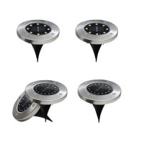 8 LED Solar Lawn Yard Led Night Light Buried Solar Garden Light IP65 Waterproof Outdoor PathWay Floor Under Ground Spot Lamp