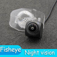 Fisheye CCD AHD กล้องมองหลังสำหรับโตโยต้าโคโรลล่า E140 E150 2007 2008 2009 2010 2011 2012 2013รถย้อนกลับที่จอดรถการตรวจสอบ