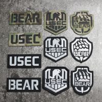 【YF】∏  Rusia USEC BEAR Bordir Inframerah Reflektif Militer Lencana Stiker Emblem Untuk Pakaian Jaket