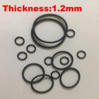 600pcs 12x1.2 12*1.2 13x1.2 13*1.2 14x1.2 14*1.2 OD*Thickness Black NBR Nitrile Chemigum Rubber Washer O Ring O-Ring Seal Gasket Bearings Seals