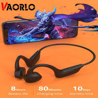 VAORLO TWS Headphone Bone Conduction Wireless Earphone Bluetooth5.1 Stereo Headset Waterproof Sports Hands-free Earbuds With Mic