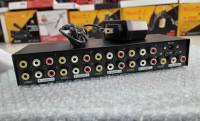 8 PORT VIDEO AUDIO SPLITTER AV-108 อุปกรณ์ต่อพ่วงจอ AV  1 เครื่อง ออก 8 จอ มีไฟเลี้ยง สัญญานดีมาก ใช้ง่าย แข็งแรงทนทาน