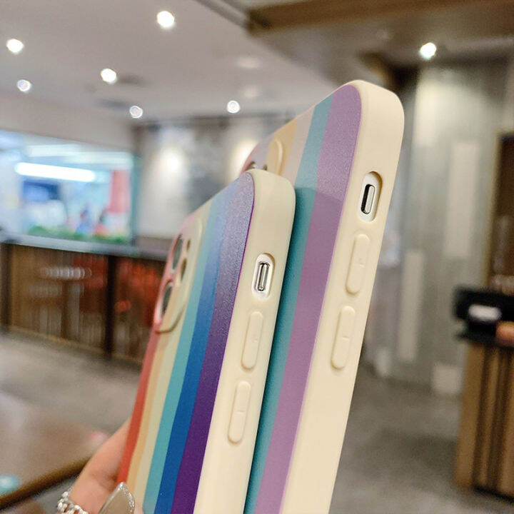 เคสสีรุ้งสำหรับ-itel-a60s-s23-a49-a37-a26-a56-p36-vision-1-plus-1-pro-ซิลิโคนวาดสีน่ารักฝาหลังเคสป้องกันที่มีสีสัน