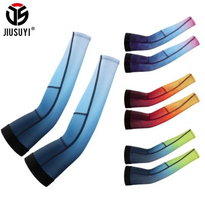Summer Breathable Arm Sleeves UV Protection Running Basketball Arm Warmer Sports Fishing Cycling Stretch Fit Cuffs Men Women Sleeves