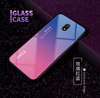 [พร้อมส่งจากไทย] Case Xiaomi Redmi 8A เคสกระจกสองสี เคสเงาไล่สี ขอบนิ่ม TPU CASE เคส xiaomi redmi 8a สีกระจกเทมเปอร์ปลอกแก้วฝาหลังกันชน