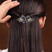 Arenlen【Hot Sale】 สปริงคลิปผีเสื้อกิ๊บ Rhinestone Barrette Women Styling Hair Accessory