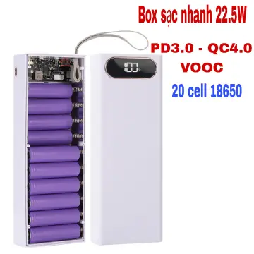Box Sạc Dự Phòng 20 Cell Pin Sạc Nhanh Qc 3 0 Giá Tốt T09/2023 | Mua Tại  Lazada.Vn