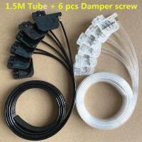 1.5M 6 Warna สายท่อหมึกยูวี Damper Kecil untuk Epson R330 L80 L800 5 L1800 R1390 R1800 1250 R1900 Bahagian