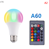 LTG รีโมทสปอตไลท์เปลี่ยนสี AC85-265V 220V หลอดไฟเจ็ดสีหลอดไฟ LED อัจฉริยะ3W 5W 10W 15W โคมไฟ RGB ตกแต่งบ้าน