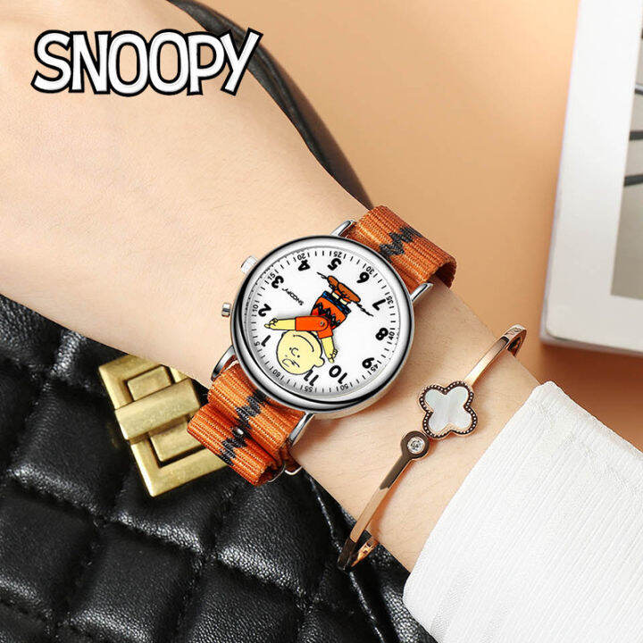 Authentic Snoopy Snoopy Snoopy Cartoon Watch Student Versatile Student