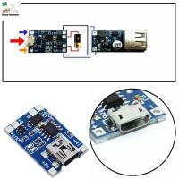 HOME HAM 3 ชิ้น PCB BMS 5V 1A 2A ไมโคร USB โมดูลเครื่องชาร์จแบตเตอรี่ ลิเธียม 3.7V คณะกรรมการป้องกัน